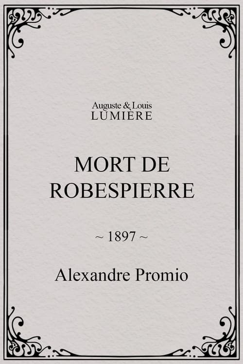 Mort de Robespierre